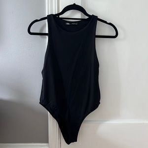 Black zara bodysuit